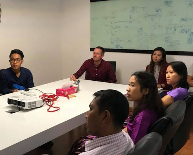 Meeting room discussion